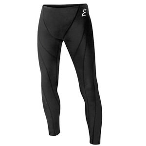 TYR Boys - Tracer Light Tights Leggings Swim - Black - Size 24 - $190